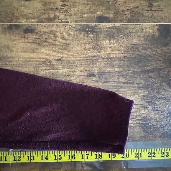 Victoria Secret Fleece Hoodie Large Maroon Full Zip Sweatshirt Loungewear EUC - Picture 4 of 7